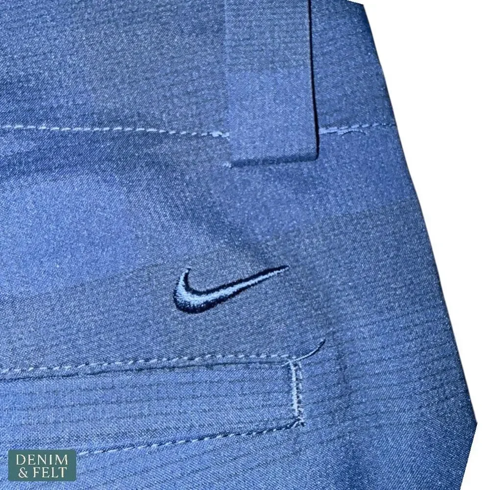 Nike Golf Dri-FIT Blue Plaid Straight‎ Leg Pants Women’s Size 2 31” Inseam